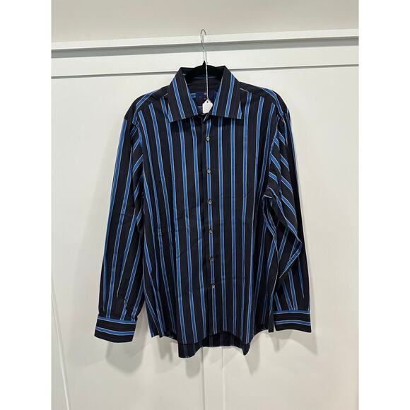 ETRO Men's Cotton Long Sleeve Button Down Shirt Size 42 - Picture 1 of 3